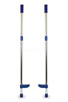 Small Foot - metalen stelten verstelbaar blauw, 145cm - thumbnail