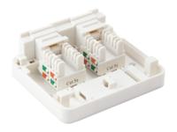 Equip 125124 contactdoos Wit - thumbnail