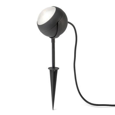 Tuinspot Konstsmide Lecce 7929-750 mat zwart 230V diameter 12cm, h 40cm, 1x 4W