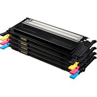 Samsung CLT-P4072C zwarte/cyaan/magenta/gele tonercartridges, 4-pack - thumbnail