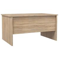 Salontafel 80x50x42,5 cm bewerkt hout sonoma eikenkleurig - thumbnail