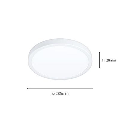 Eglo Witte plafondlampFueva 5 Ø 28,5cm - IP44 - 99265