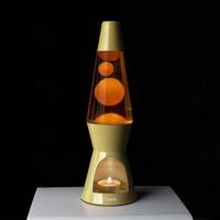 Waxinelicht Lavalamp - Geel Met Gele Lava - thumbnail