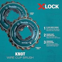 Makita Accessoires Komborstel 80mm X-LOCK - D-73380 D-73380 - thumbnail