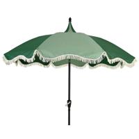 Strandstokparasol Franje Groen dia250 cm Decoris - Decoris - thumbnail
