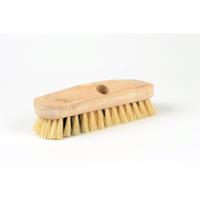 Schuurborstel met tampico haren, uit ongelakt hout, 23 cm - thumbnail
