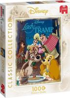 Jumbo Classic Collection - Lady & The Tramp 1000 pcs Legpuzzel 1000 stuk(s) Stripfiguren - thumbnail