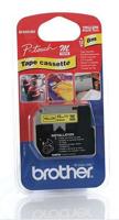 Brother M-K 631 Labeltape Tapekleur: Geel Tekstkleur: Zwart 12 mm 8 m - thumbnail