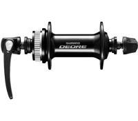 Shimano voornaaf deore hb-m6000 36 gaats 100 mm inbouwbreedte met snelspanner zwart - thumbnail