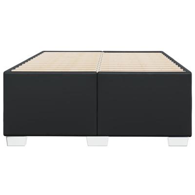 Bedframe kunstleer zwart 140x190 cm