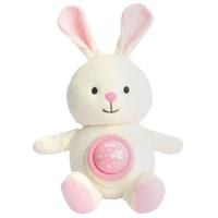 Luna Knuffelkonijn Pluche Wit - thumbnail