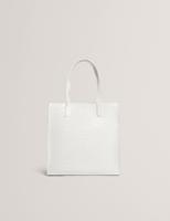 Ted Baker Wenella Croc Effect Large Icon Bag-Ivory - thumbnail