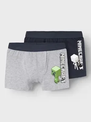 Name it 2-pak jongens boxershort - Minecraft - katoenen jongens onderbroeken