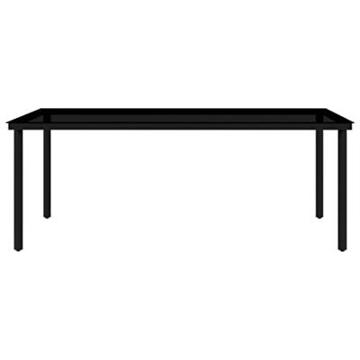 9-delige Tuinset zwart