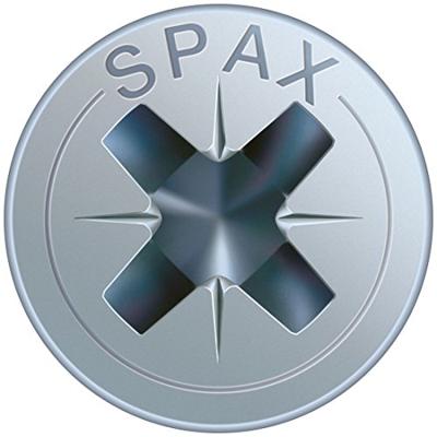 200 Spax schroeven 4,5x35mm voldraad verzonken kop PZ2
