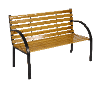 Woodstock 2-zits houten tuinbank - thumbnail