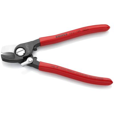 Knipex Kabelschaar met openingsveer met kunststof bekleed 165 mm - 9521165