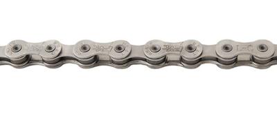 Pyc fietsketting 9v - paddenstoelvormige pinnen - chrome harden tech - 116 schakels