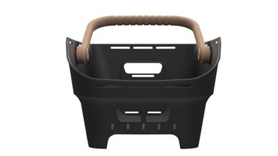 Fietsmand Basil Cento Neo MIK achter 46 x 23 x 14 cm - zwart