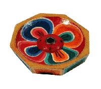 Wierookbrander Lotus Gelakt Hout (6 cm) - thumbnail