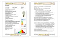 LED lamp melkglas 3,2W 2200K 190 lm E27 filament Segula dimbaar 50654 - thumbnail