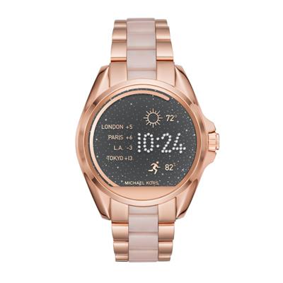 Horlogeband Smartwatch Michael Kors MKT5013 Staal Rosé 22mm