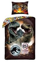Jurassic World Dekbedovertrek Dominion 140 x 200 cm - Katoen - 70 x 90 cm - thumbnail