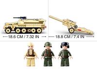 Sluban WWII - German Half-Track Vehicle (M38-B0695) - thumbnail
