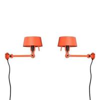 Tonone Bolt Bed Underfit met stekker Wandlamp Set van 2 - Oranje - thumbnail