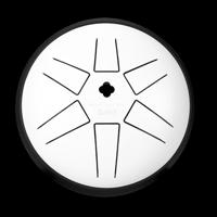 Sela SE 351 Melody Tongue Drum B5 5.5 inch White - thumbnail