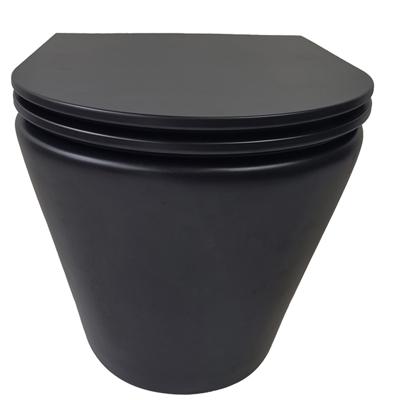 Rimless Wandcloset BWS Astev Flush Mat Zwart Met Flatline Toiletzitting Softclose En Quick Release Mat Zwart Rimless Wandcloset BWS Astev Flush Mat Zwart Met Flatline Toiletzitting Softclose En Quick Release Mat Zwart