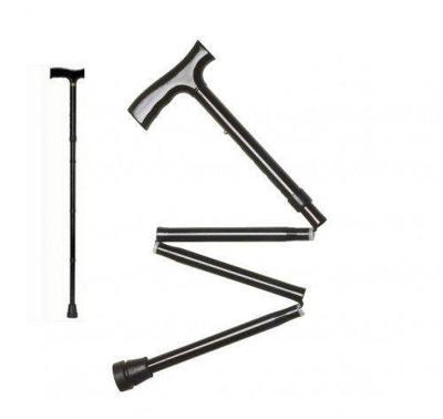 Thuasne Opvouwbare Wandelstok - One size - Universeel - Zwart