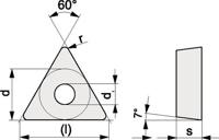Promat/Tecwerk Wisselplaat | TCMT 16T304-M UNI | bewerking MIDDEL - 4000858849 - thumbnail