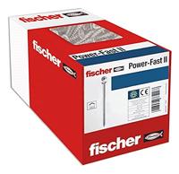 Fischer 670135 Power-Fast II Spaanplaatschroef 3.5 mm 25 mm T-profiel Staal Galvanisch verzinkt 1000 stuk(s) - thumbnail