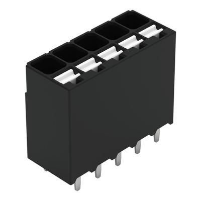 WAGO 2086-1105 Printklem 1.50 mm² Aantal polen 5 Zwart 1 stuk(s)