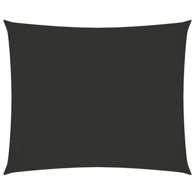 Zonnescherm rechthoekig 5x6 m oxford stof antracietkleurig