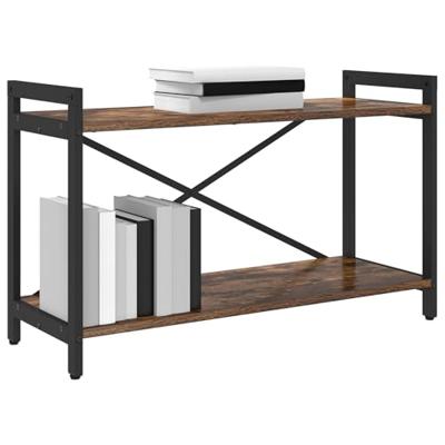 Boekenkast Gerookt eiken 80 x 30 x 48.5 cm Bewerkt hout