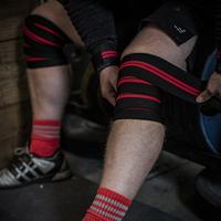 Knee Wraps Red Line 1 paar - thumbnail