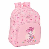Schoolrugzak Minnie Mouse Baby Roze 28 x 34 x 10 cm - thumbnail