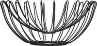 Secret de Gourmet Fruitschaal-fruitmand - zwart - metaal - 35 cm - thumbnail