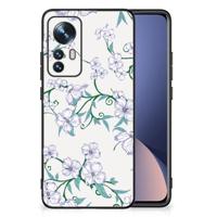 Xiaomi 12 | 12X Uniek Bloemen Hoesje Blossom White - thumbnail