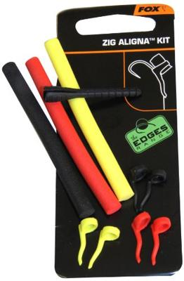 Fox Zig Aligna Kit (6 x sleeves, tool & 3 x foam) Yellow / Black / red