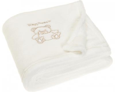 Playshoes fleece babydeken Beer Crème-100x150 cm