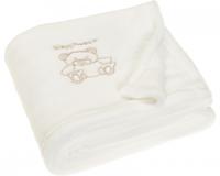 Playshoes fleece babydeken Beer Crème-100x150 cm - thumbnail