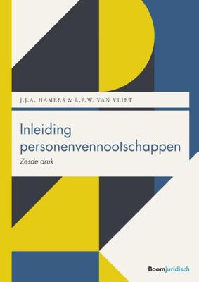 Inleiding personenvennootschappen (Paperback)