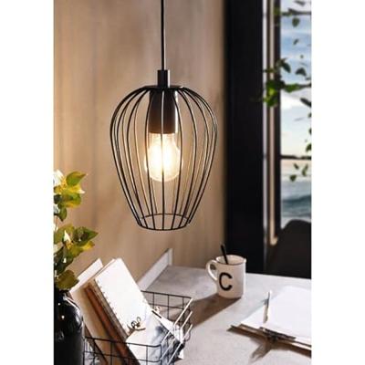 Eglo Vintage hanglampNewtown 16cm zwart - 49477