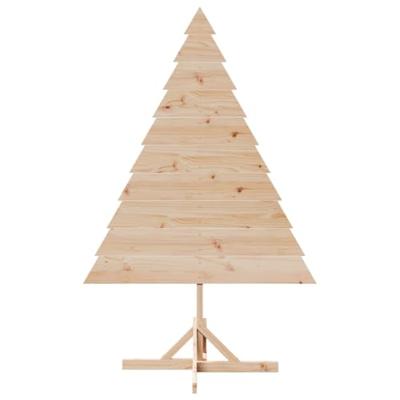 VidaXL Kerstdecoratie kerstboom 180 cm massief hout VidaXL Kerstdecoratie kerstboom 180 cm massief hout