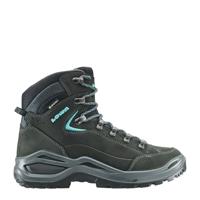 Lowa Renegade Evo GTX Mid Hoge Wandelschoen Dames Asphalt/Turqoise 4,5 - thumbnail