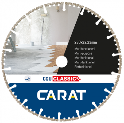 Carat Multifunctioneel zaagblad | 230X22,23 mm | CGU Classic CGUC230300 Carat Multifunctioneel zaagblad | 230X22,23 mm | CGU Classic CGUC230300