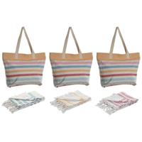 Dames handtas Home ESPRIT Multicolour 37 x 12 x 36 cm (3 Stuks) - thumbnail